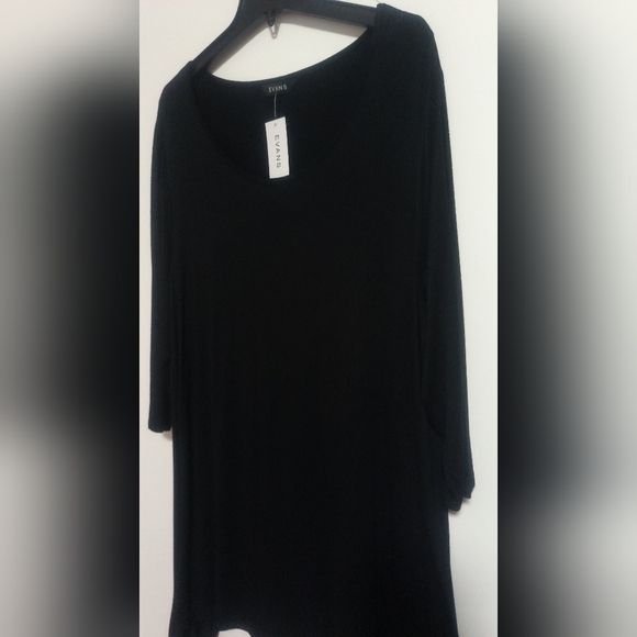 New Black Tunic Dress / 2X - Picture 5 of 10